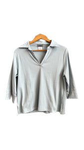 Blue Casual Collared Shirt | IRIDIUM