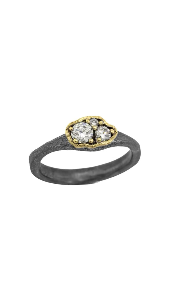 Single Dew Pond Ring in Size 7 | Rona Fisher