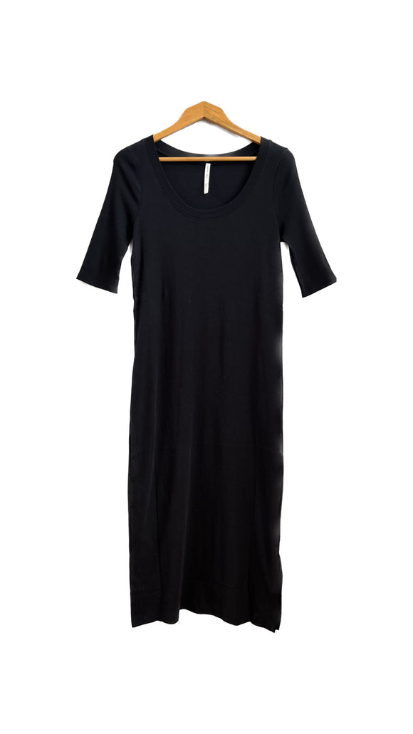 Long Black Dress with 3/4 Sleeves-- Only 1 Left! | Paper Label