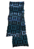 100% Wool Block Patterned Scarf | BUTAPANA