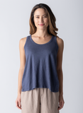 Cross Back Linen Tank | Margaret O'Leary