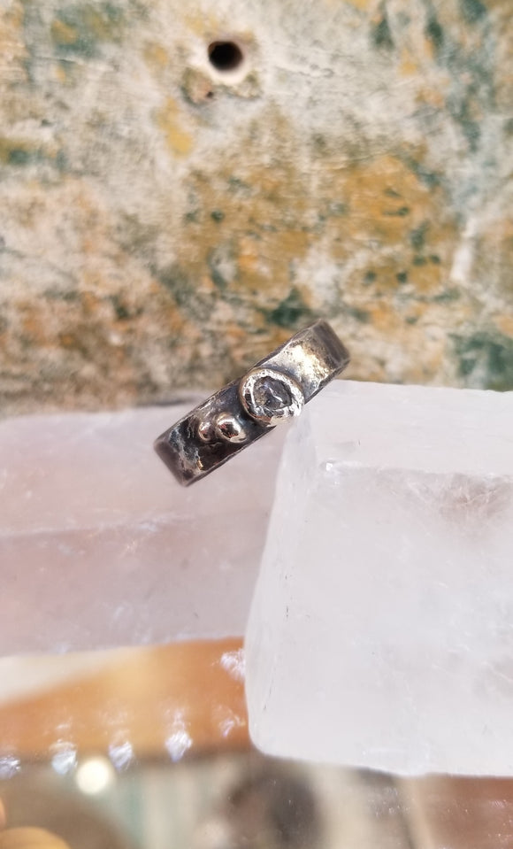 Handcrafted Champagne Diamond Ring | Variance Objects