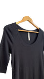 Long Black Dress with 3/4 Sleeves-- Only 1 Left! | Paper Label