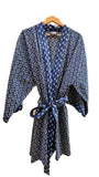 Short Handmade Cotton Robe | Sevya