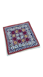 19th Century Embroidered Floral Textile | Artisans in India