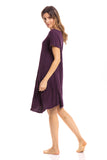 Thai Crinkle Cotton Cap Sleeve Dress
