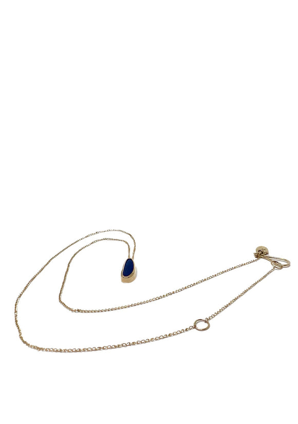 Freeform Australian Blue Opal Necklace | Melissa Joy Manning