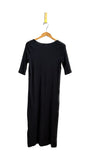 Long Black Dress with 3/4 Sleeves-- Only 1 Left! | Paper Label