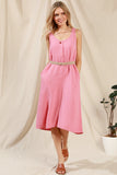 Double Scoop Midi Dress | Mododoc
