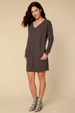 Dolman V-Neck Dress | Mododoc