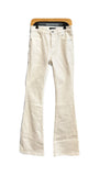 White Flare Jeans with Flower Pocket Detail  | Desigual