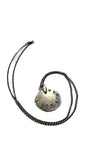 18" Up-cycled Sterling Silver Necklace with Stamped Pendent | Jamie Monosson Scherzer