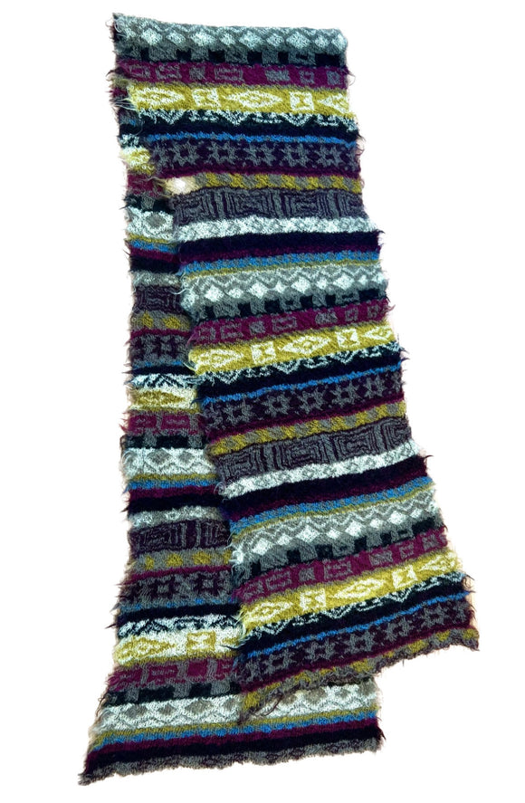 100% Wool Patterned Scarf | BUTAPANA
