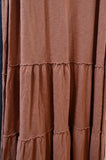 Slub Tiered Crew Dress | Dylan