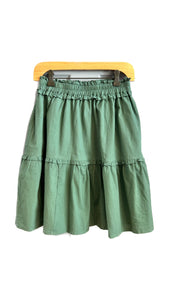 Avalon Layered Skirt in Everglade Green | Mata Traders
