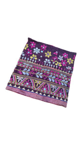 Vintage 22"x 20" Hand-Embroidered Pillow Case | Artisans in India