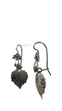 Mixed Metal Leaf Earrings | NOMAD