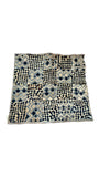 Vintage 22" x 25" Kuba Cloth | Artisans in the DRC