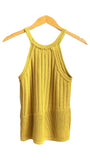 Yellow Knit Tank Top | Mystree