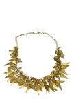 Antique 24K Gold Cascading Petal Necklace | NOMAD
