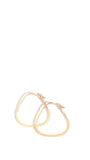 14k Gold Triangle Hoops | Melissa Joy Manning