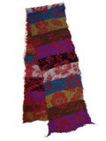 100% Wool Floral Striped Scarf | BUTAPANA