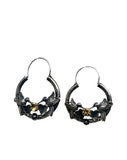 Handcrafted Sterling Silver Bird Hoops | Blue Jaguar Studios