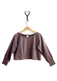 ORGANIC TERRY COTTON CROP TOP  | Zig Zag Asian Collection