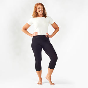 Organic Cotton Leggings - Mid-Calf Length | Maggie's Organics