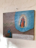 Antique Immaculate Virgin Ex Voto | Colonial Mexico