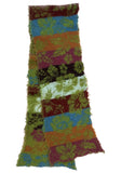 100% Wool Floral Striped Scarf | BUTAPANA