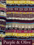 100% Wool Patterned Scarf | BUTAPANA