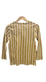 Half-Dot Print T-Shirt in Mustard | Nice Things