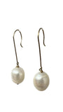 14k Gold Handmade Pearl Earrings | Susan Monosson