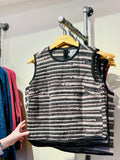 Srey Handwoven Tank in Slate | Tonlé