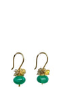 Chalcedony, Fire Opal, & Labradorite Earrings | River Song