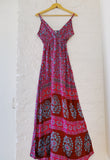 In Bloom Maxi Dress with Spaghetti Straps