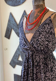 In Bloom Maxi Dress with Spaghetti Straps