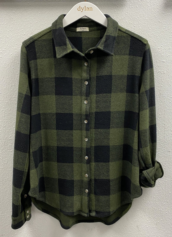 Scout Plaid Button Down Top | Dylan