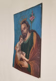 Antique Saint José Retablo | Colonial Mexico
