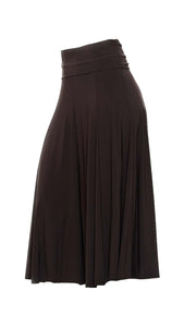 Black Midi Panel Skirt | Last Tango