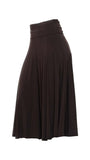 Black Midi Panel Skirt | Last Tango