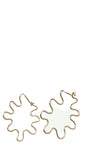 14k Gold Squiggle Hoops | Jamie Monosson Scherzer