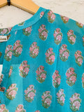Jade Cotton Floral Blouse