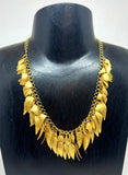 Antique 24K Gold Cascading Petal Necklace | NOMAD