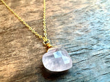 Rose Quartz Heart Necklace | NOMAD