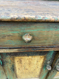 Deep Green Vintage Romanian Sideboard | Artisans in Romania