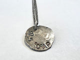 18" Up-cycled Sterling Silver Necklace with Double Chain | Jamie Monosson Scherzer
