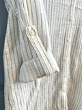 Long Sleeve Striped Button Down | Mystree