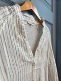 Long Sleeve Striped Button Down | Mystree